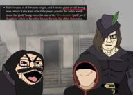 beard cape crying fear_and_hunger fog house open_mouth soyjak_party subvariant:chudjak_front subvariant:cryboy_et subvariant:gapejak_female subvariant:muscular_chud text underline variant:chudjak variant:et variant:gapejak // 1400x1000 // 897.3KB