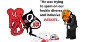 2soyjaks artist:romanian_schizo bbc bwc cum curly_hair dead dick gay glasses happy_merchant impregnation judaism marker orange_skin pregnant stubble variant:a24_slowburn_soyjak variant:gapejak vein // 4976x2202 // 1.5MB