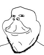 animated closed_mouth ext=gif nod smile soyjak stubble subvariant:henry variant:gapejak // 350x442 // 427.7KB