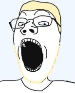 a10_eyes aryan blond blond_beard blue_eyes glasses hair self_insert soyjak stubble subvariant:gapejak_slim template variant:gapejak // 800x1000 // 28.0KB