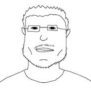 glasses hair soyjack stubble variant:jackson // 896x931 // 28.5KB