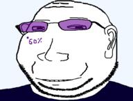 60percent_(user) bald closed_mouth clothes ear glasses looking_at_you meta:namefags meta:self_insert smile stubble subvariant:massjak sunglasses tattoo tinted_glasses variant:gapejak white_skin // 600x459 // 10.8KB