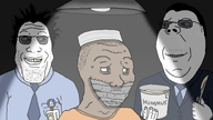 central_intelligence_agency food hummus interrogation muslim_hat variant:gapejak variant:markiplier_soyjak variant:soyak // 1920x1080 // 219.9KB