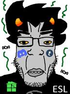 discord esl flies homestuck homestuck_pedo horn karkat_vantas series:esl_pedo_league stink_lines subvariant:chudplier teeth tumblr variant:chudjak variant:markiplier_soyjak // 600x800 // 36.1KB