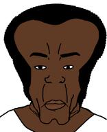 big_forehead brown_lips brown_skin hair subvariant:chudplier variant:chudjak variant:markiplier_soyjak yakub // 726x893 // 32.5KB