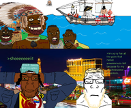 americaryan amerimutt aryan black_hair black_lives_matter black_skin blond blue_eyes british british_empire christianity city clothes coal colonialism england europe flag glasses god hair land lgbt map_(pedophile) multiple_soyjaks naked nas:tyrone native_american nigga nigger niggers pagan pedophile pipe sad sheeeit ship shitskinkins soyjak soyjaks transgender_flag tribe unwholesome variant:chudjak variant:feraljak variant:gapejak variant:markiplier_soyjak variant:meximutt variant:nativeamericanpedo(fnfpedobrother) water yellow_eyes yellow_teeth // 2560x2102 // 1.8MB