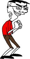 arm chud closed_mouth clothes fairly_odd_parents glasses hand lips mr_crocker red_shirt variant:chudjak // 526x1024 // 115.4KB