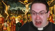 christianity clothes cross crying ear eric_butts glasses hair irl jesus open_mouth painting stubble variant:eric_butts // 1024x576 // 92.2KB