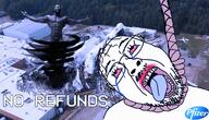bloodshot_eyes crying gigachad glasses hair hanging irl_background mustache open_mouth pfizer rope soyjak stubble suicide tongue tornado variant:bernd yellow_teeth // 1261x722 // 1.9MB
