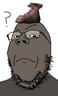 boot boot_(user) confused question_mark subvariant:wholesome_soyjak variant:gapejak // 375x623 // 90.7KB