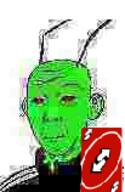 antenna bug card compressed cricket green_skin jumpsuit red_eyes reverse series:crickjaks uno variant:carterjak variant:kuzjak // 103x158 // 23.1KB