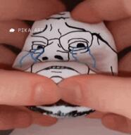 ai_generated cake crushed crying screenshot subvariant:wholesome_soyjak variant:gapejak // 366x378 // 169.3KB