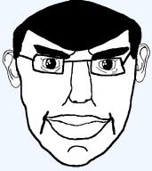 big_lips chud glasses hair large_ear le_pol_face looking_at_you merge series:fusionjaks smile subvariant:pol_face variant:brandon variant:chudjak // 1156x1296 // 68.4KB