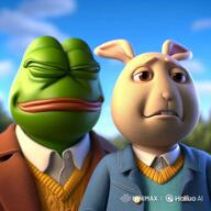 amphibian cringing disgusted embarrassed ext=mp4 frog frown frowning hailuo_ai meta:ai_generated minimax nas:baxter nas:pepe pepe pepe_the_frog rabbit subnas:pepelaugh video // 768x768, 5.8s // 1.9MB