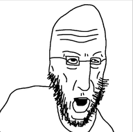 aliased meta:low_resolution open_eyes open_mouth retarded soyjak traced variant:unknown // 402x397 // 18.7KB