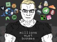 amnezia_vpn anime anime_female blond blood blue_eyes buff byedpi censor_tracker closed_mouth clothes cloudflare cyrillic_text dpi_tunnel drawing ear eyes_like_the_o-o-cean glasses goatse goodbyedpi greentunnel grey_background grey_shirt hair latin_text millions_must_die muscles muscular_male neko nekobox nekoray nosebleed open_mouth powertunnel proxy reqrypt rkn-chan roscomnadzor runet_censorship_bypass shadowsocks sing-box smile software soyjak subvariant:muscular_chud tear text tor trend:aryan v2ray variant:chudjak vein white_skin wireguard woman // 1239x929 // 4.4MB