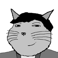animal black_hair brazilian_chud_(user) cat clothes sloptranwnbag_(namefag) smug soysona subvariant:massjak subvariant:massmeowjak t-shirt t_shirt variant:gapejak // 600x600 // 9.1KB