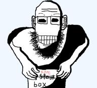 mouth_closed no_nose ominous rape shadow soyjak subvariant:hornyson variant:cobson variant:creepyjak // 1001x906 // 207.7KB