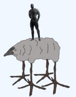 animal bird gigachad grey_skin soycreature variant:soycreature // 2400x3060 // 970.1KB