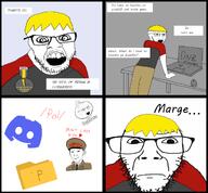 'p 'p_folder comic discord dnb drawfag drawgod fixed_version folder glasses laptop lurker marge metal multiple_soyjaks nate nate_(soyjak_party) nate_higgers natejak pol_(4chan) pol_(soyjak_party) soybooru soyjak soyteen stubble toss variant:dylanjak variant:feraljak variant:kuzjak variant:soyak // 1277x1182 // 456.5KB