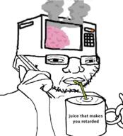 brainlet drinking drinking_straw merge microwave mug phone retard straw subvariant:spedjak tagging_later variant:soyak // 1035x1143 // 306.2KB