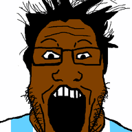 argentina argentinian black_skin brimmiest_comments_section☣️☣️☣️_do_not_enter☣️☣️☣️ country countrywar flag flag:argentina glasses hair open_mouth soyjak stubble variant:markiplier_soyjak // 600x800 // 28.4KB