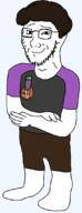 andre_live andres_wrld andrian award badge brown_pants crossed_arms fluffy_hair full_body gario_moatse glasses meta:tagme nate_higgers purple_grey_shirt smirk stubble thatboyandre variant:soyak // 423x1104 // 39.9KB