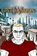 blond blue_eyes civilization civilization_iv glasses muscular_male red_shirt sid_meier’s_civilization subvariant:muscular_chud variant:chudjak // 300x450 // 240.2KB