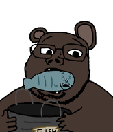 animal animal_ears bear bucket fish glasses series:animaljaks stubble variant:gapejak // 550x640 // 28.2KB