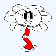 big_lips chud flower flowey petals plant stem stubble swastika thick_eyebrows undertale variant:floweyjak white_skin // 1000x1000 // 14.6KB