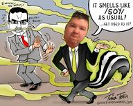 ben_garrison closed_mouth clothes glasses nikocado_avocado skunk soy_(soyjak_party) tina_toon tuxedo variant:chudjak // 1800x1444 // 557.8KB