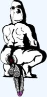 anus arm ass back broly_culo creepy evil full_body glasses hand holding_object leg meta:pornographic_content nsfw ominous penis prolapse shadow smile soyjak stubble subvariant:hornyson template testicles variant:cobson // 918x1884 // 103.3KB