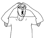 arm clothes glasses hand hand_on_head meta:tagme ms_paint nuvariant open_mouth pog stubble subvariant:shirtjak2 tshirt variant:shirtjak // 800x644 // 17.6KB