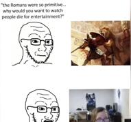 closed_mouth glasses gore music neutral open_mouth place_japan roman ronnie_mcnutt sound soyjak stubble text variant:soyak video // 752x704, 10.6s // 478.5KB