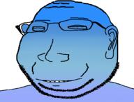 blue_skin calm closed_eyes ear glasses smile soyjak stubble subvariant:massjak subvariant:wholesome_soyjak variant:gapejak // 600x459 // 114.5KB