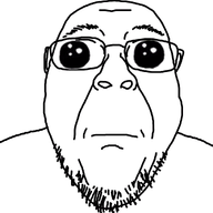 animated closed_mouth glasses oh_my_god_she_is_so_attractive open_mouth soyjak stubble variant:bernd // 1106x1012 // 141.1KB