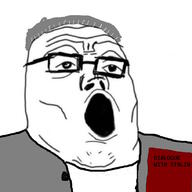 amadeo_bordiga comm communism dialogue_with_stalin glasses hair joseph_stalin leftcommunism open_mouth variant:tony_soprano_soyjak // 907x907 // 103.3KB