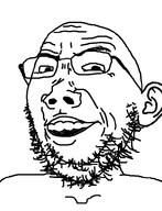 bald double_chin ear glasses laughing malice stubble subvariant:shrimpish // 600x784 // 128.8KB