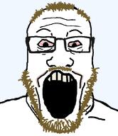 bloodshot_eyes brown_hair brown_stubble coomer eye_bags gooner moustache series:coomers_&_gooners template variant:markiplier_soyjak white_skin // 1035x1200 // 35.6KB