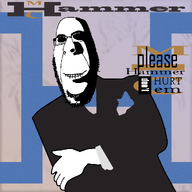 Mc_Hammer album_cover clothes evil hand music ominous smile stubble subvariant:hornyson suit variant:cobson // 1024x1024 // 714.1KB