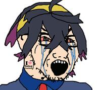 angry bandana bloodshot_eyes crying cuck cuckold glasses hair kieran pokemon pokemon_indigo_disk pokemon_sv pokemon_teal_mask soyjak stubble variant:soyak white_skin // 728x678 // 233.8KB