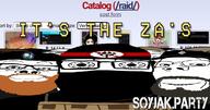 3soyjaks Nothing_is_beyond_our_reach anti_furry balaclava beard chest_rigs dominos_pizza flag:anti_furry glasses orange_beard pizza raid soyjak_party subvariant:wholesome_soyjak variant:a24_slowburn_soyjak variant:gapejak // 1146x603 // 303.0KB