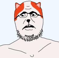 benito_mussolini glasses marsey open_mouth rdrama soyjak subhuman surprised variant:benitojak // 473x464 // 61.2KB