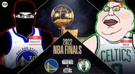 2022 2soyjaks 30 aura balaclava basketball black_clothing boston_celtics closed_mouth ear fedora freckles ginger glasses golden_state_warriors green_eyes jayson_tatum jersey looking_at_you looking_to_the_left mick_(namefag) namefags national_basketball_association nba orange_hair pale_skin stephen_curry subvariant:chudjak_front subvariant:chudmutt variant:chudjak variant:meximutt warrior-z_(user) white_skin // 640x353 // 162.6KB