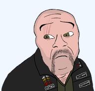 badge biker ear grand_theft_auto grand_theft_auto:_the_lost_and_damned green_eyes johnny_klebitz leather_jacket mustache scar scared variant:feraljak video_game // 760x724 // 95.8KB