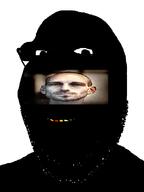 black_skin glasses irl meta:tagme soyjak stubble subvariant:wholesome_soyjak variant:gapejak yellow_teeth // 600x800 // 116.6KB