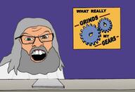 angry beard clothes drawn_background family_guy glasses god grey_hair mustache open_mouth soyjak text variant:feraljak // 921x626 // 220.5KB