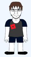 bloxteen blue_shirt blue_shorts hair logo nate roblox shorts soyteen subvariant:soyak_front variant:soyak // 1104x2035 // 55.2KB
