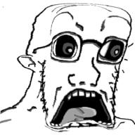 deformed glasses open_mouth scared subvariant:doctos variant:soyak // 500x500 // 88.0KB