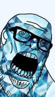 gem gem_skin glasses open_mouth soyjak stubble variant:stu // 387x673 // 278.5KB